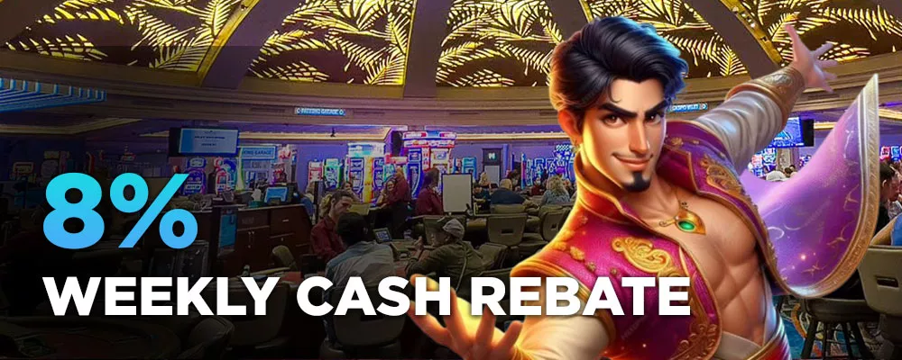 WEEKLY CASH REBATE 8% – TERMS & CONDITIONS